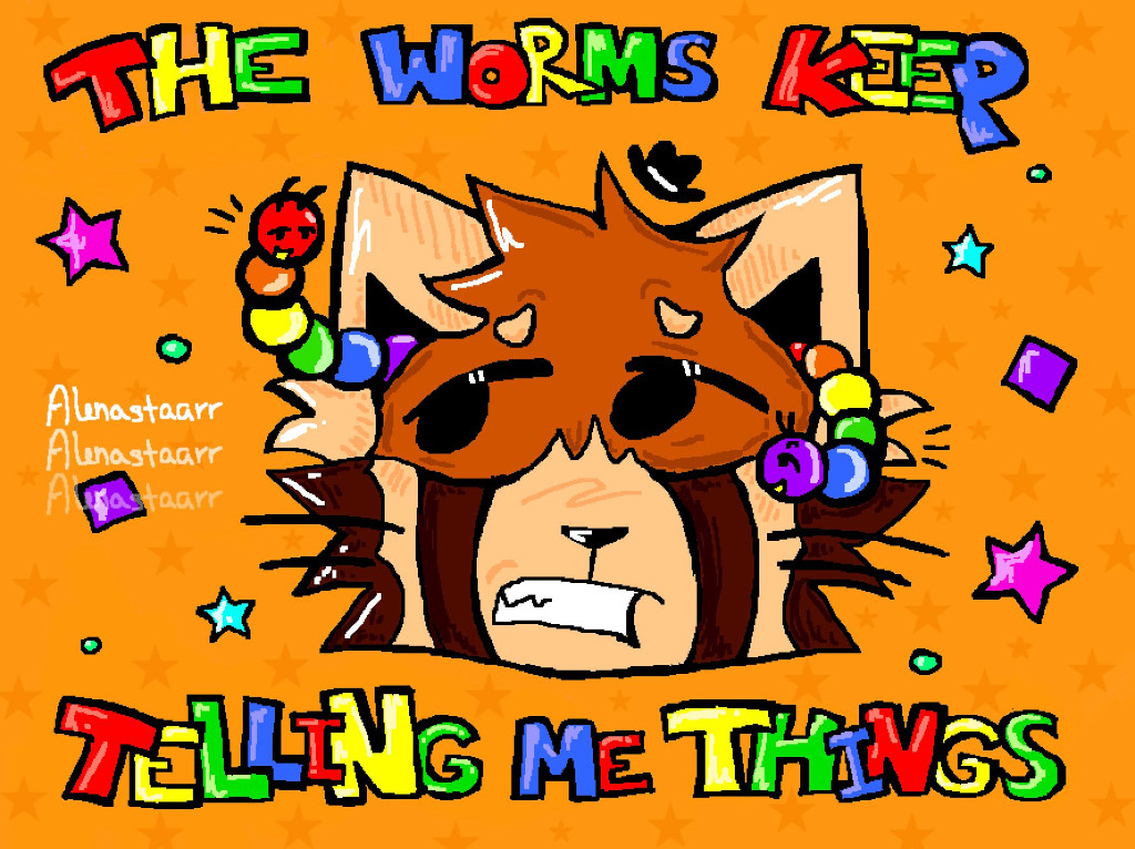 tux-paint-art-gallery-the-worms-keep-telling-me-things-by