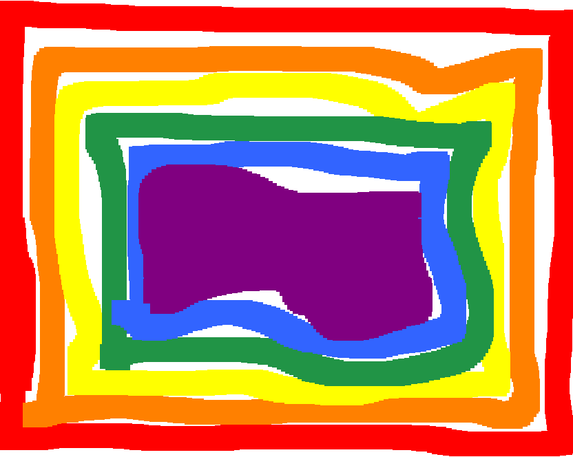 Tux Paint drawing: 'A Colorful Cartoon'