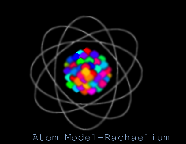 Tux Paint drawing: 'My Atom'