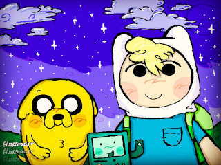 "Adventure Time", by Alenastaarrr