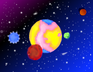 "An Imaginary Planet", by Shrestha