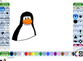 "Club Penguin Character in Tux Paint", by thaerias