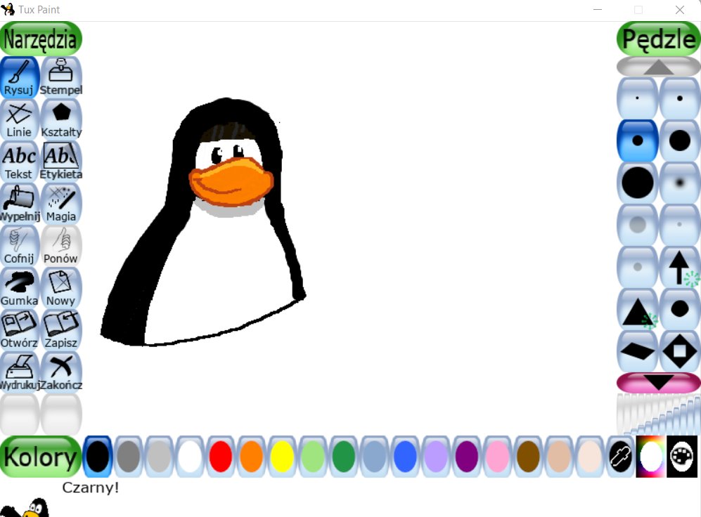 Art Gallery Club Penguin Character In Tux Paint By Thaerias