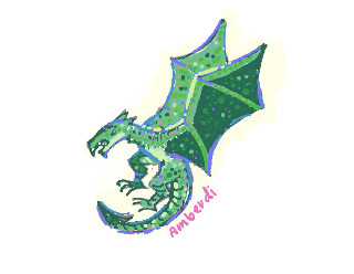 "Dragon Rendering", by Amberdi