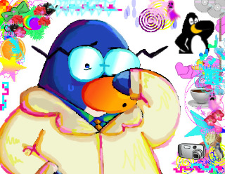 "Gary the Gadget Guy (from Club Penguin)", by Donna