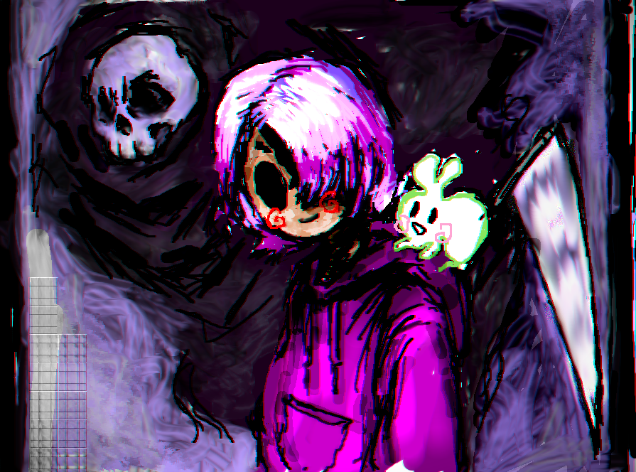 Tux Paint Art Gallery — "Grimm's Hollow" by puppax