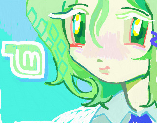 "Linux Mint Girl", by flippydisk