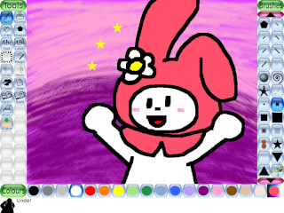 "My Melody, but in Tux Paint", by Lettuce