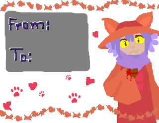 "Niko from Oneshot (Valentine's Day card)", by InOnesGraveDed