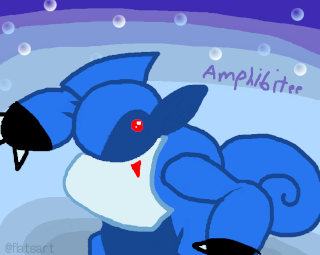 "Amphibitee (Nokemon)", by flatsart