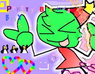 "Pretty Birthday Boy", by soybeanidiot