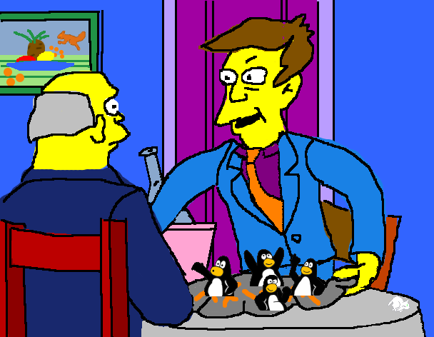 Tux Paint - Art Gallery — "Steamed Hams (The Simpsons fan art)" by Bill ...