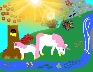 "The Unicorn Clearing", by Clara