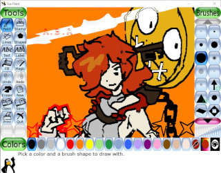 "Tux Paint ABA (Anime Battle Arena)", by meta?