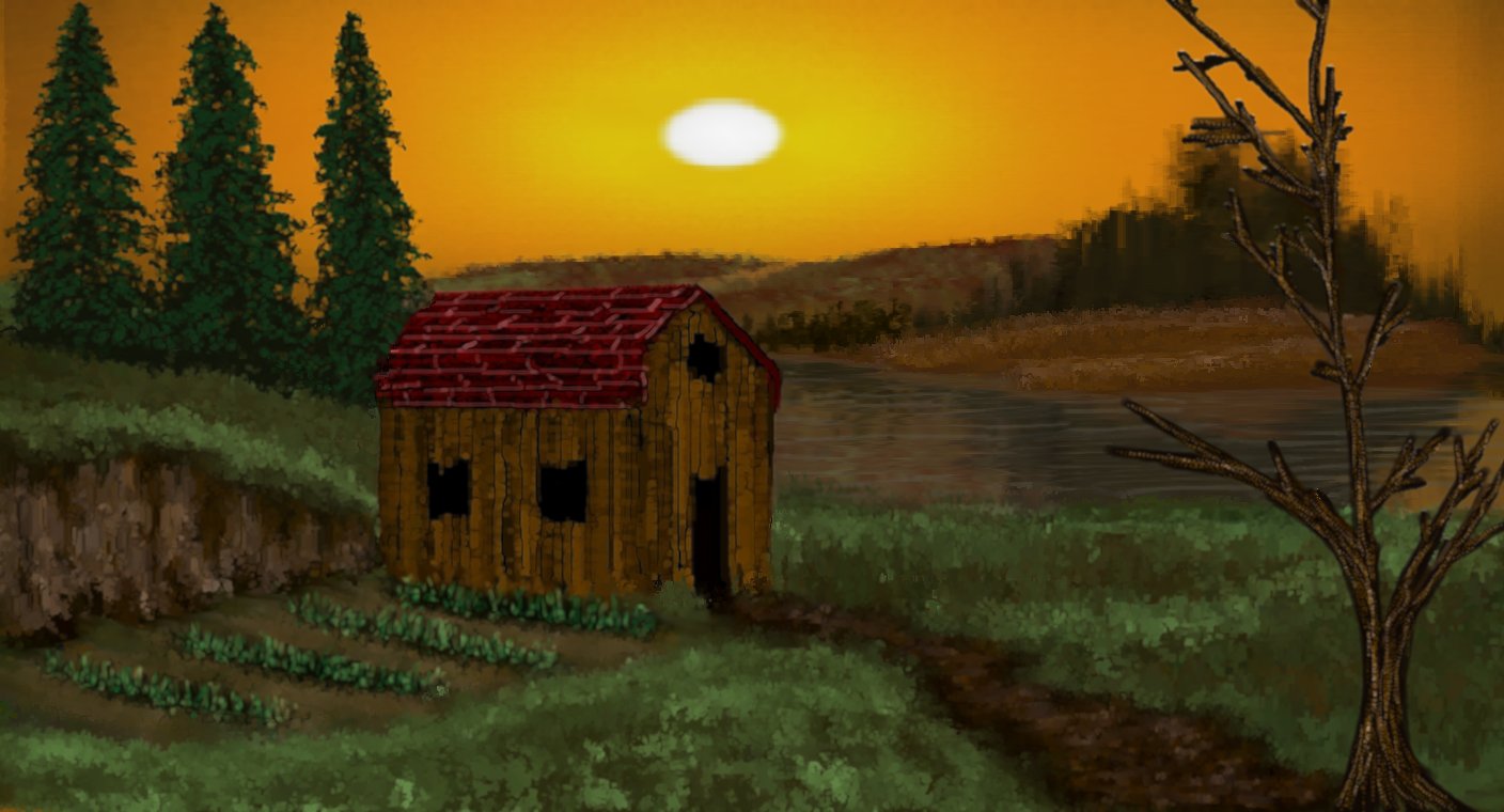Tux Paint Art Gallery Untitled Bob Ross s Evening s Glow By Tux Paint Art Gallery Untitled Bob Ross s Evening s Glow By