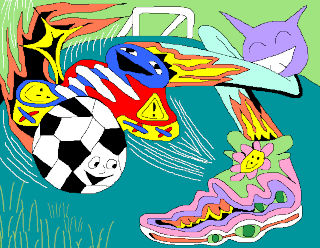 "Untitled (soccer player)", by Harrison Wyrick