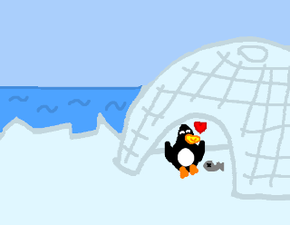 "Where Tux Lives", by Rix