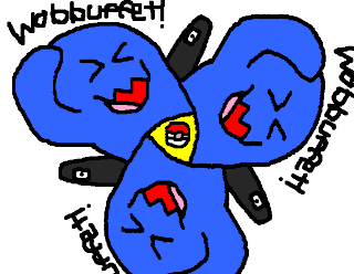 "Wobbuffett (Pokémon)", by Akira