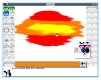 Tux Paint 0.9.23's new color picker