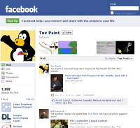 [Tux Paint page on Facebook.]