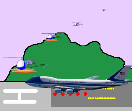 Tux Paint drawing: 'Airport 2'