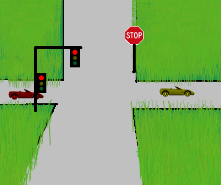 Tux Paint drawing: 'Road'