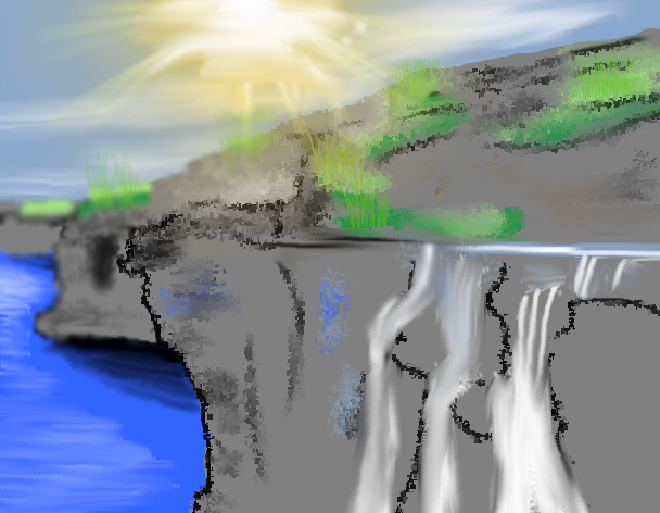 Download 'Waterfall cliffs'