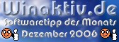 Winaktv.de Software of the Month, December 2006