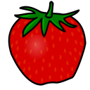 food/fruit/cartoon/strawberry.svg